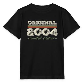 Légende depuis 2004 Né en 2004 Anniversaire 2004 - T-shirt bio MINI CREATOR Stanley/Stella Enfant - noir - Devant - Mikhail (115cm)