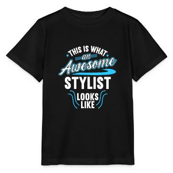 Voici à quoi ressemble un styliste génial - T-shirt bio MINI CREATOR Stanley/Stella Enfant - noir - Devant - Mikhail (115cm)