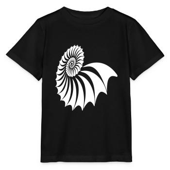 Nautilus Spirale - Stanley/Stella Kinder T-Shirt MINI CREATOR  - Schwarz - Vorne - Mikhail (115cm)