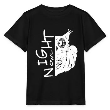 Nachteule - Stanley/Stella Kinder T-Shirt MINI CREATOR  - Schwarz - Vorne - Mikhail (115cm)