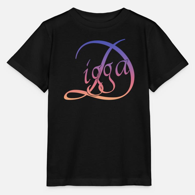 Digga digga - Stanley/Stella Kinder T-Shirt MINI CREATOR  - Schwarz