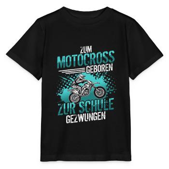 Motocross Dirt Bike Spruch Kinder Geschenk - Stanley/Stella Kinder T-Shirt MINI CREATOR  - Schwarz - Vorne - Mikhail (115cm)