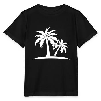 Palmen Insel - Stanley/Stella Kinder T-Shirt MINI CREATOR  - Schwarz - Vorne - Mikhail (115cm)