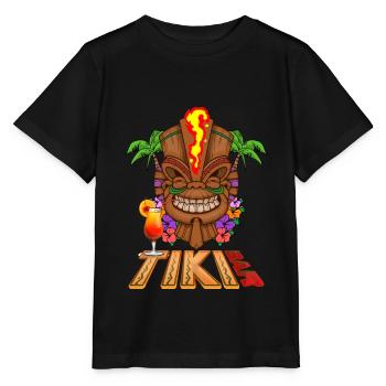 Tiki Paradise Tiki Bar Hawaii Été - T-shirt bio MINI CREATOR Stanley/Stella Enfant - noir - Devant - Mikhail (115cm)