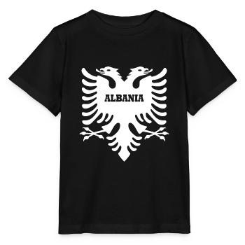 albania - Stanley/Stella MINI CREATOR Kids’ T-Shirt - black - Front - Mikhail (115cm)