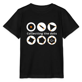Verbindungspunkte im Leben: Geometrische Vibes - Stanley/Stella Kinder T-Shirt MINI CREATOR  - Schwarz - Vorne - Mikhail (115cm)
