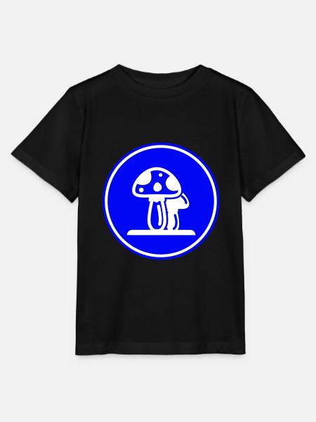 Pilze Symbol - Stanley/Stella Kinder T-Shirt MINI CREATOR - Schwarz