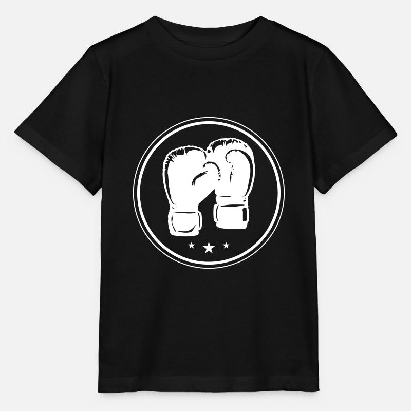 Gants de boxe Symbole Boxe Sport - T-shirt bio MINI CREATOR Stanley/Stella Enfant - noir