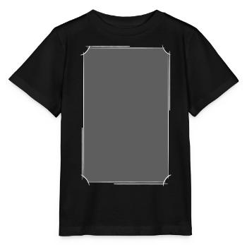 Gabarit de cadre. Pierre tombale / gothique / Style Vampire. - T-shirt bio MINI CREATOR Stanley/Stella Enfant - noir - Devant - Mikhail (115cm)