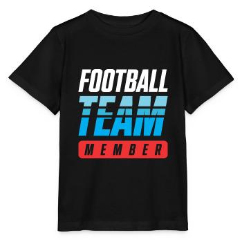 Équipe de football - T-shirt bio MINI CREATOR Stanley/Stella Enfant - noir - Devant - Mikhail (115cm)