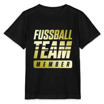 Football Team - Stanley/Stella MINI CREATOR Kids’ T-Shirt - black - Front - Mikhail (115cm)