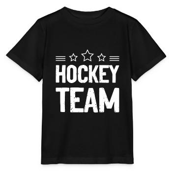 Hockey Team - Stanley/Stella MINI CREATOR Kids’ T-Shirt - black - Front - Mikhail (115cm)