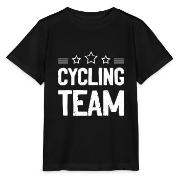 Radfahren Team Mannschaft - Stanley/Stella Kinder T-Shirt MINI CREATOR  - Schwarz - Vorne - Mikhail (115cm)