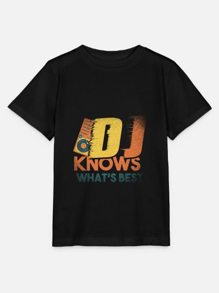 DJ - Stanley/Stella Kinder T-Shirt MINI CREATOR - Schwarz