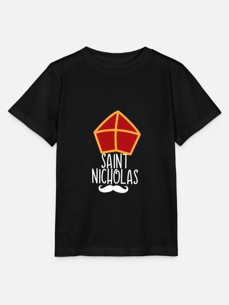Saint-Nicolas - T-shirt bio MINI CREATOR Stanley/Stella Enfant - noir