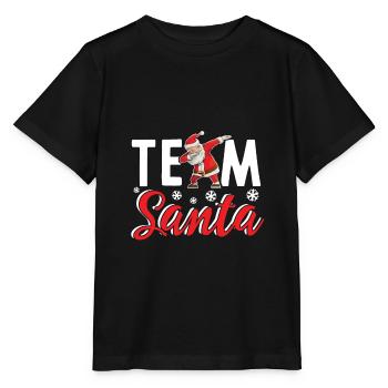 Team Santa - T-shirt bio MINI CREATOR Stanley/Stella Enfant - noir - Devant - Mikhail (115cm)