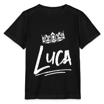 Luca - T-shirt bio MINI CREATOR Stanley/Stella Enfant - noir - Devant - Mikhail (115cm)
