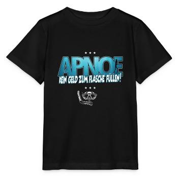 Apnoe Freediving Kein Geld zum Flaschen füllen - Stanley/Stella Kinder T-Shirt MINI CREATOR  - Schwarz - Vorne - Mikhail (115cm)