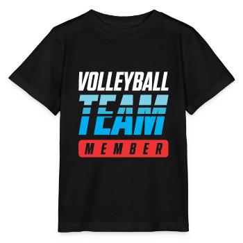 Volleyball Team - Stanley/Stella MINI CREATOR Kids’ T-Shirt - black - Front - Mikhail (115cm)