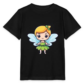 Fée Mignon Bébé Conte de fées - T-shirt bio MINI CREATOR Stanley/Stella Enfant - noir - Devant - Mikhail (115cm)