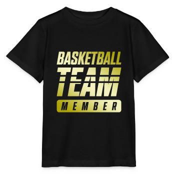 Équipe de basket-ball - T-shirt bio MINI CREATOR Stanley/Stella Enfant - noir - Devant - Mikhail (115cm)