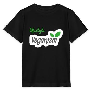 lifestyle veganism vegan veggie végétalien - T-shirt bio MINI CREATOR Stanley/Stella Enfant - noir - Devant - Mikhail (115cm)