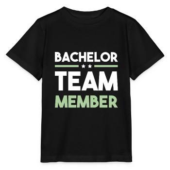 Bachelor Team - Stanley/Stella Kinder T-Shirt MINI CREATOR  - Schwarz - Vorne - Mikhail (115cm)