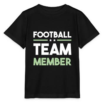 Équipe de football - T-shirt bio MINI CREATOR Stanley/Stella Enfant - noir - Devant - Mikhail (115cm)