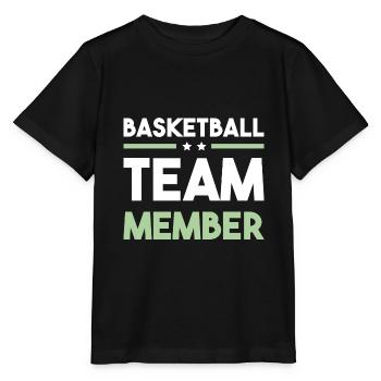 Équipe de basket-ball - T-shirt bio MINI CREATOR Stanley/Stella Enfant - noir - Devant - Mikhail (115cm)