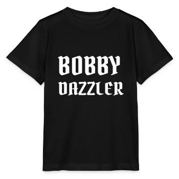 CHÊNE ÎLE / CHASSE AU TRÉSOR: Bobby Dazzler - T-shirt bio MINI CREATOR Stanley/Stella Enfant - noir - Devant - Mikhail (115cm)