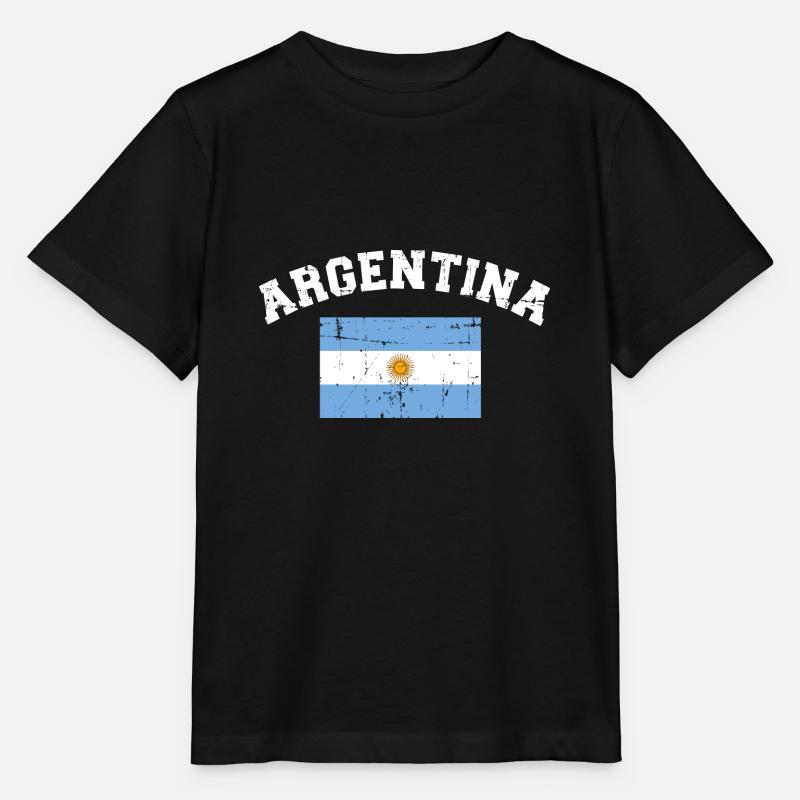 Argentine - T-shirt bio MINI CREATOR Stanley/Stella Enfant - noir