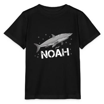 L’anniversaire de Noé Noah - T-shirt bio MINI CREATOR Stanley/Stella Enfant - noir - Devant - Mikhail (115cm)