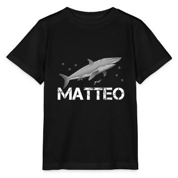 Matteo Geburtstag Matteo - Stanley/Stella Kinder T-Shirt MINI CREATOR  - Schwarz - Vorne - Mikhail (115cm)