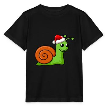 Noël de Snail Comic - T-shirt bio MINI CREATOR Stanley/Stella Enfant - noir - Devant - Mikhail (115cm)