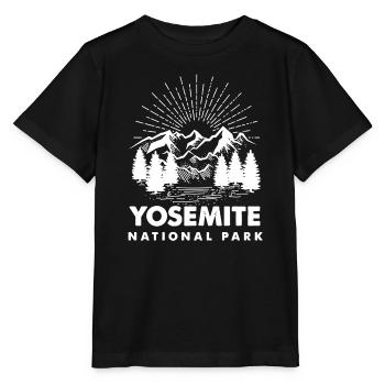 Yosemite National Park Shirt - Stanley/Stella MINI CREATOR Kids’ T-Shirt - black - Front - Mikhail (115cm)