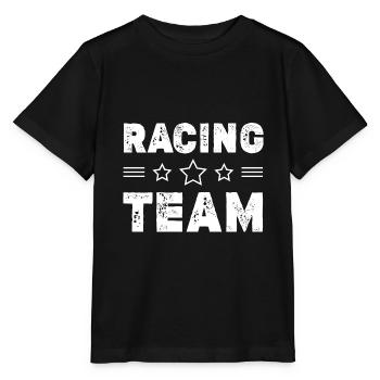Racing Team - Stanley/Stella Kinder T-Shirt MINI CREATOR  - Schwarz - Vorne - Mikhail (115cm)