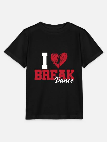 ich liebe breakdance - Stanley/Stella Kinder T-Shirt MINI CREATOR - Schwarz