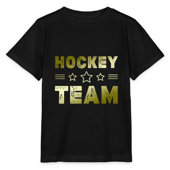 Hockey Team - Stanley/Stella MINI CREATOR Kids’ T-Shirt - black - Front - Mikhail (115cm)