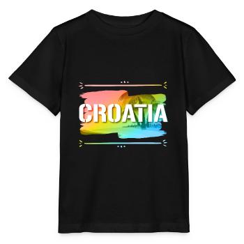 Croatia - Stanley/Stella MINI CREATOR Kids’ T-Shirt - black - Front - Mikhail (115cm)