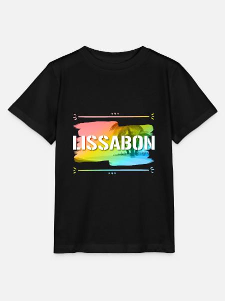 Lissabon - Stanley/Stella Kinder T-Shirt MINI CREATOR - Schwarz