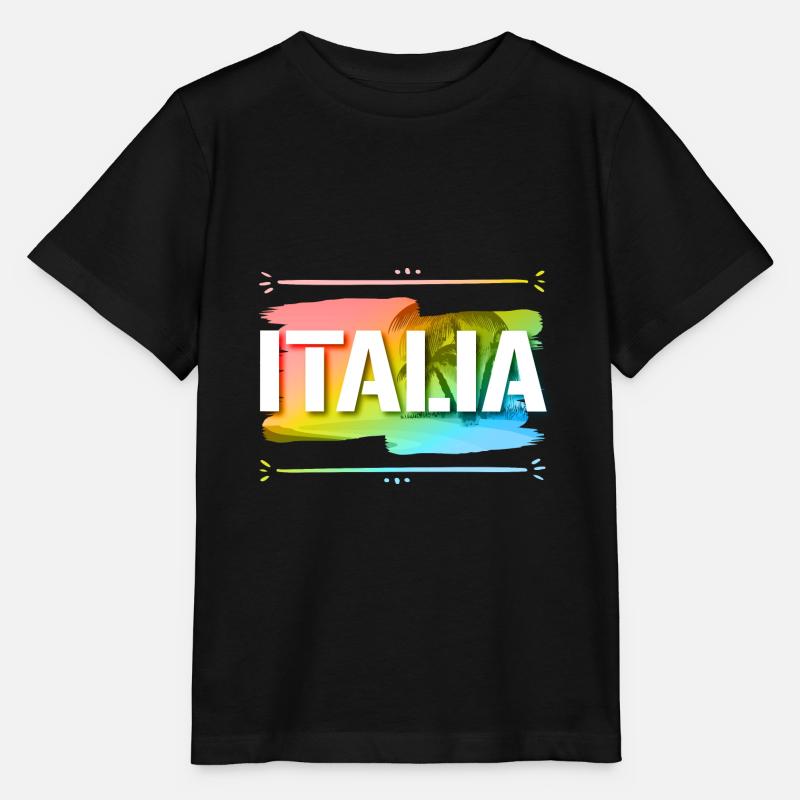 Italia - T-shirt bio MINI CREATOR Stanley/Stella Enfant - noir