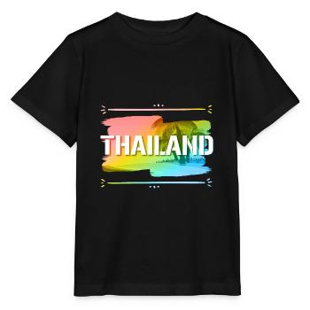 Thaïlande - T-shirt bio MINI CREATOR Stanley/Stella Enfant - noir - Devant - Mikhail (115cm)