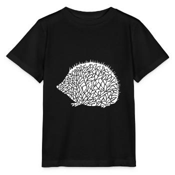 Hérisson Hérisson Pinnsvin - T-shirt bio MINI CREATOR Stanley/Stella Enfant - noir - Devant - Mikhail (115cm)