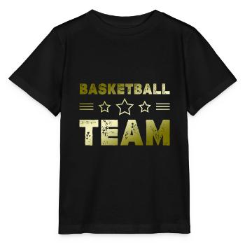 Basketball Team - Stanley/Stella MINI CREATOR Kids’ T-Shirt - black - Front - Mikhail (115cm)