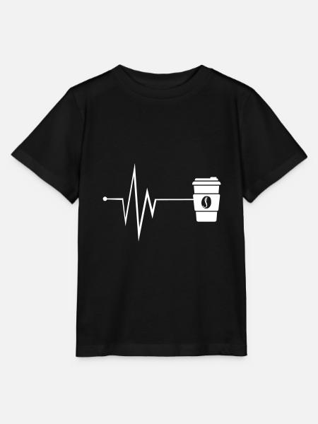 Kaffee Puls - Stanley/Stella Kinder T-Shirt MINI CREATOR  - Schwarz