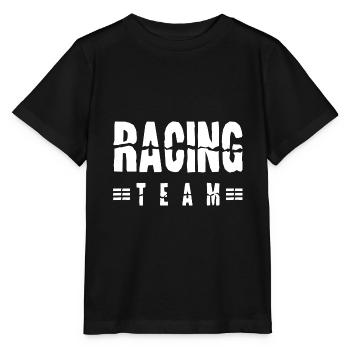 Racing Team - Stanley/Stella Kinder T-Shirt MINI CREATOR  - Schwarz - Vorne - Mikhail (115cm)