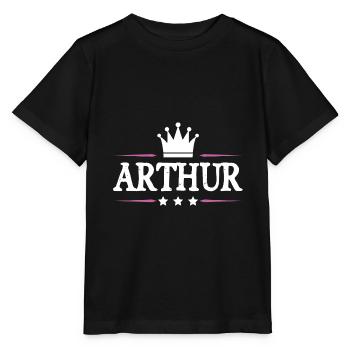 Arthur - Stanley/Stella MINI CREATOR Kids’ T-Shirt - black - Front - Mikhail (115cm)