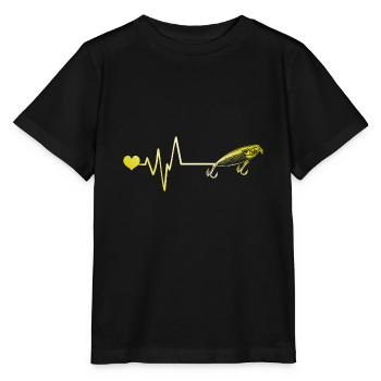 Angelhaken Puls - Stanley/Stella Kinder T-Shirt MINI CREATOR  - Schwarz - Vorne - Mikhail (115cm)