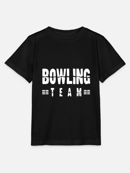 Bowling Team - Stanley/Stella Kinder T-Shirt MINI CREATOR - Schwarz