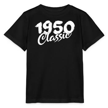 1950 Anniversaire 1950 né en 1950 - T-shirt bio MINI CREATOR Stanley/Stella Enfant - noir - Devant - Mikhail (115cm)